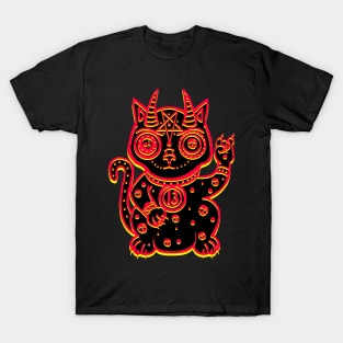 Maneki Neko Demon Cat T-Shirt